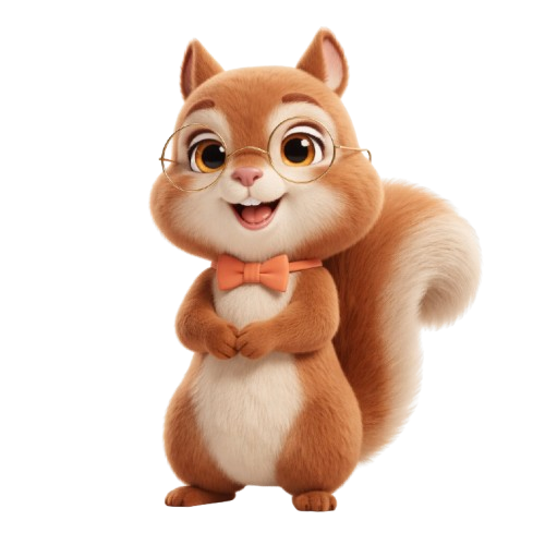 Skippy smiling happily