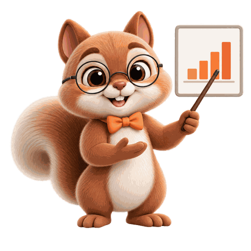 Skippy presenting financial concepts to students
